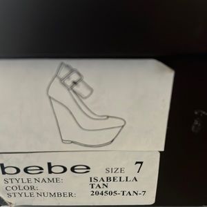 Platform heel with strap